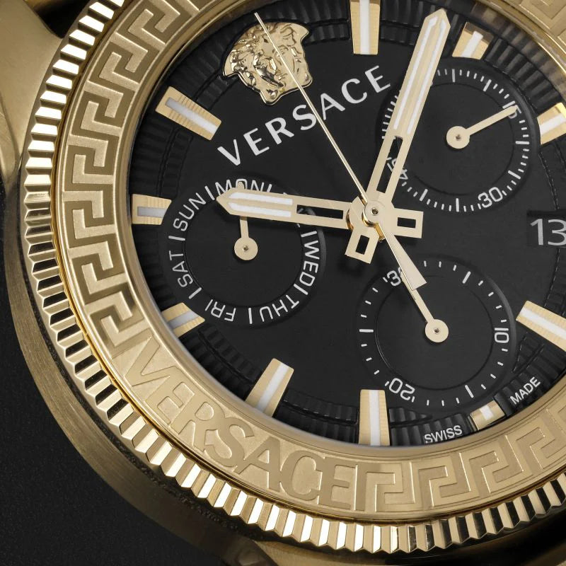 Versace Greca Action Chrono ساعة فيرساتشي جريكا اكشن كرونوغراف