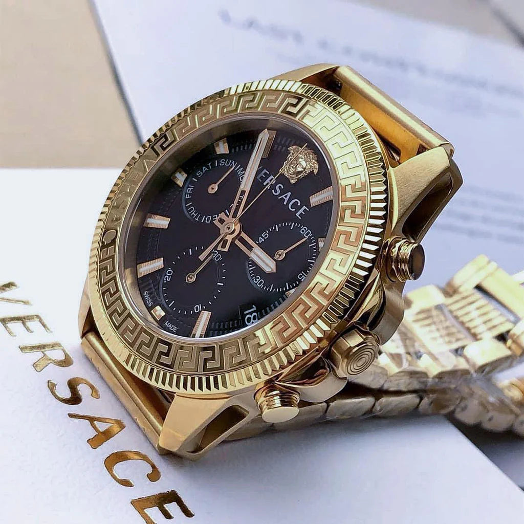 Versace Greca Action Chrono ساعة فيرساتشي جريكا اكشن كرونوغراف
