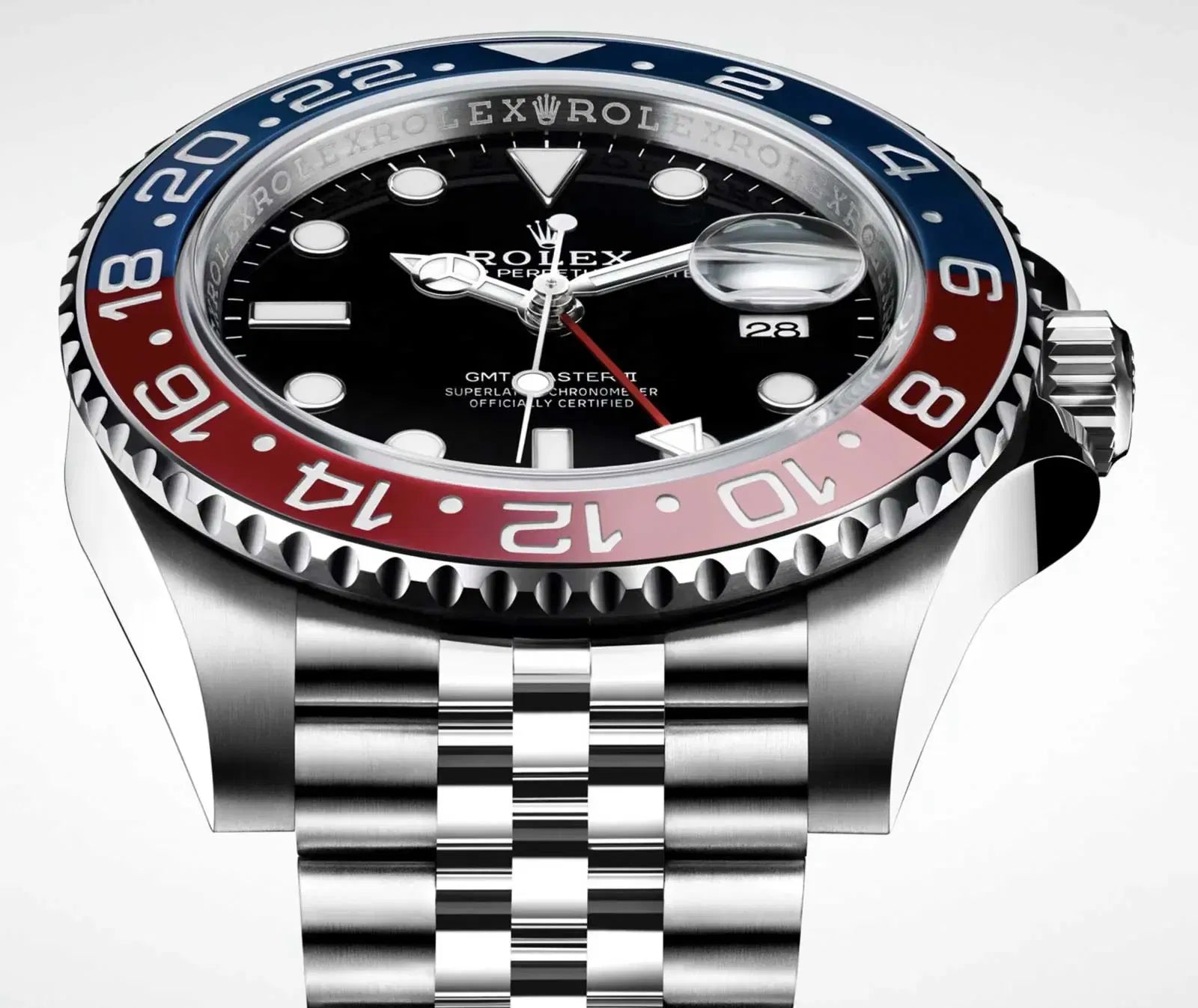 Rolex GMT-Master II Pepsi ساعة رولكس البيبسي : جى ام تى ماستر