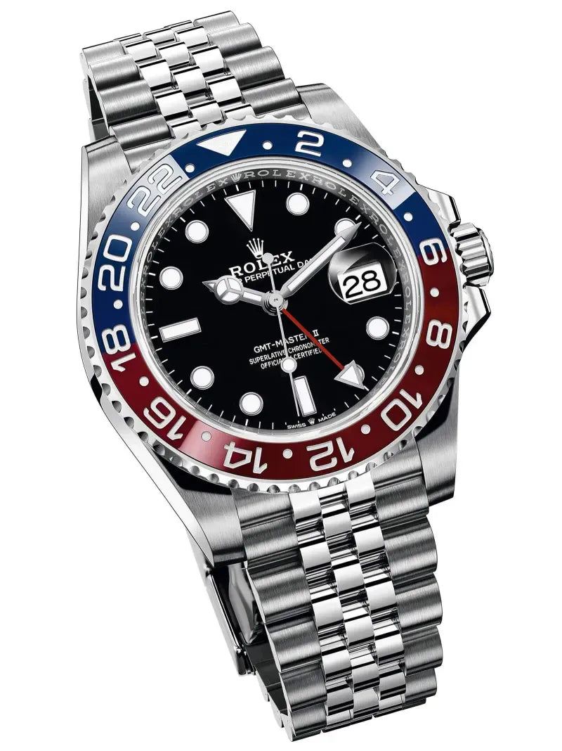 Rolex GMT-Master II Pepsi ساعة رولكس البيبسي : جى ام تى ماستر