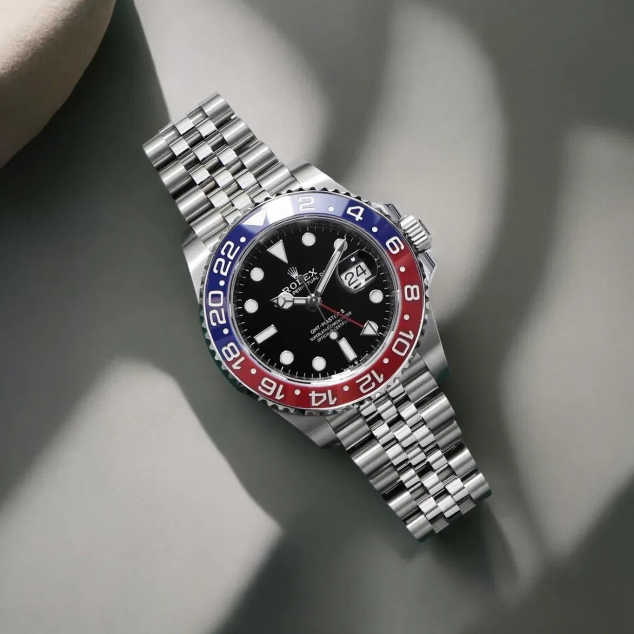 Rolex GMT-Master II Pepsi ساعة رولكس البيبسي : جى ام تى ماستر