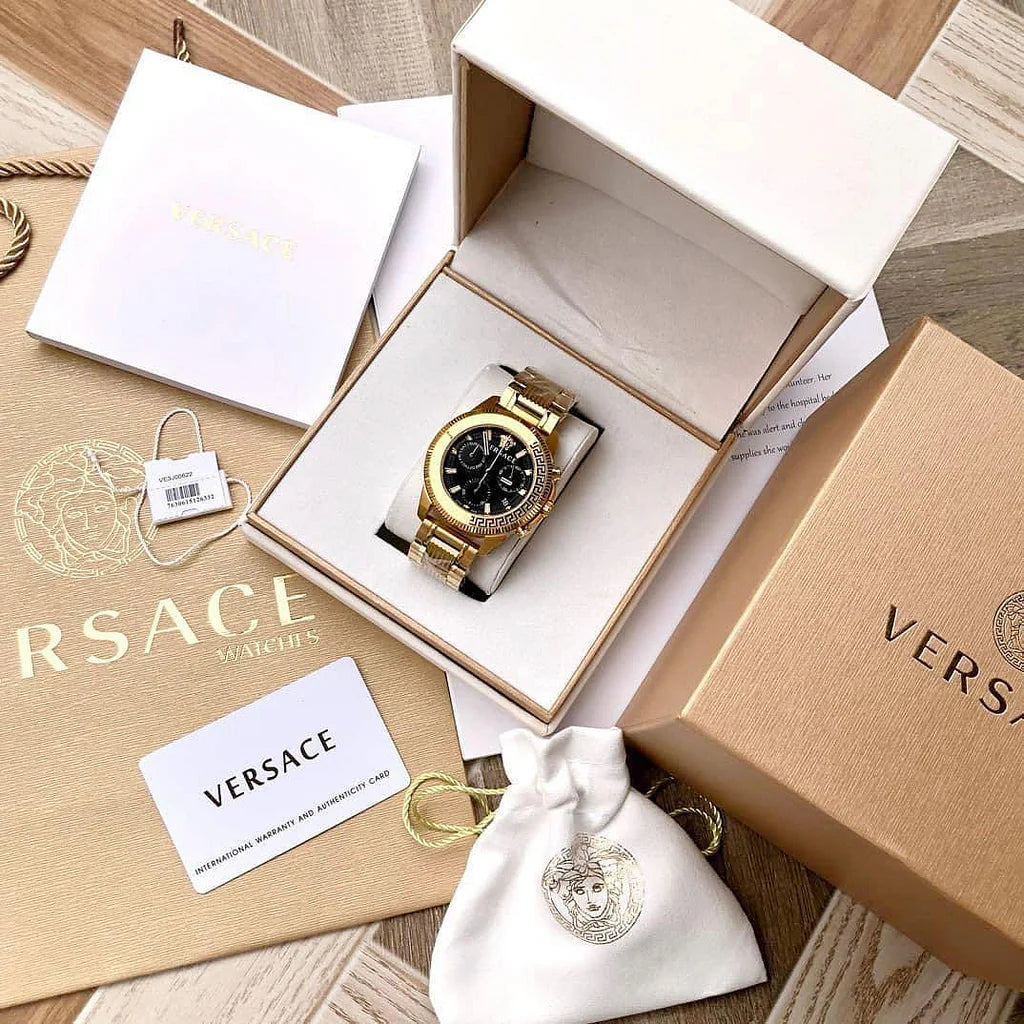 Versace Greca Action Chrono ساعة فيرساتشي جريكا اكشن كرونوغراف