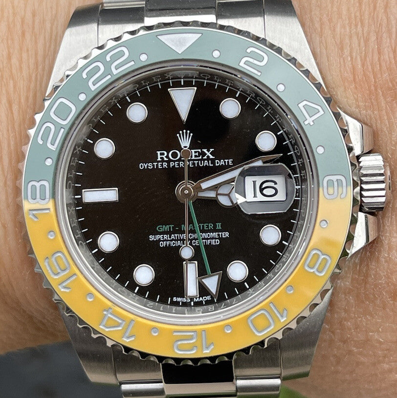 Rolex GMT Master II ساعة رولكس جى ام تى ماستر
